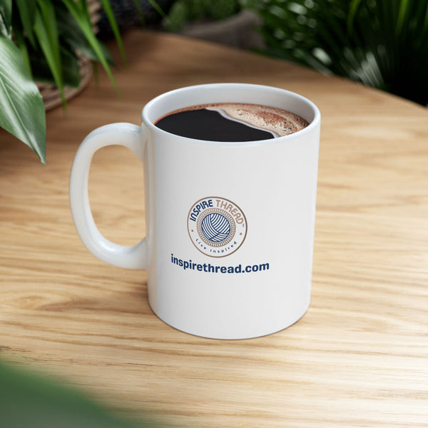 "Live Inspired" Ceramic Mug | Motivational Gift