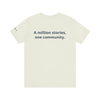 InspireThread Signature Tee – A Million Stories, One Community (Unisex)