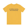 InspireThread Signature Tee – A Million Stories, One Community (Unisex)