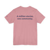InspireThread Signature Tee – A Million Stories, One Community (Unisex)