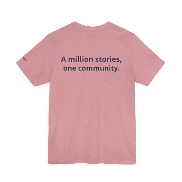 InspireThread Signature Tee – A Million Stories, One Community (Unisex)
