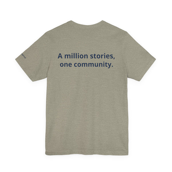 InspireThread Signature Tee – A Million Stories, One Community (Unisex)