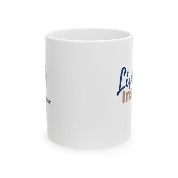 "Live Inspired" Ceramic Mug | Motivational Gift
