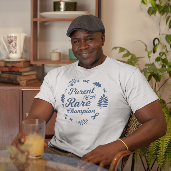"Parent of a Rare Champion" Awareness Tee for Family, Caregivers, and Supporters