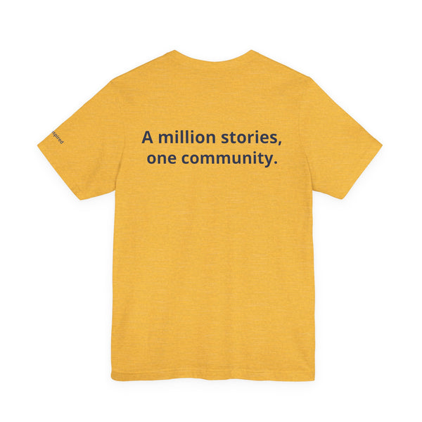InspireThread Signature Tee – A Million Stories, One Community (Unisex)