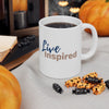 "Live Inspired" Ceramic Mug | Motivational Gift