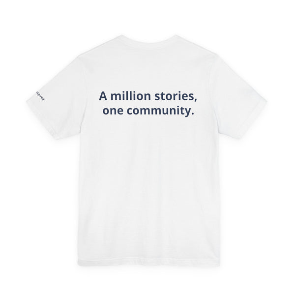 InspireThread Signature Tee – A Million Stories, One Community (Unisex)