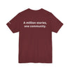 InspireThread Signature Tee – A Million Stories, One Community (Unisex)