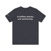 InspireThread Signature Tee – A Million Stories, One Community (Unisex)