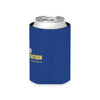 "Move with Intention" Blue Can Cooler