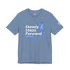 "Steady Steps Forward" Unisex Tee for Ataxia Awareness & Strength