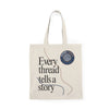 Every Thread Tells a Story – Natural Cotton Tote Bag