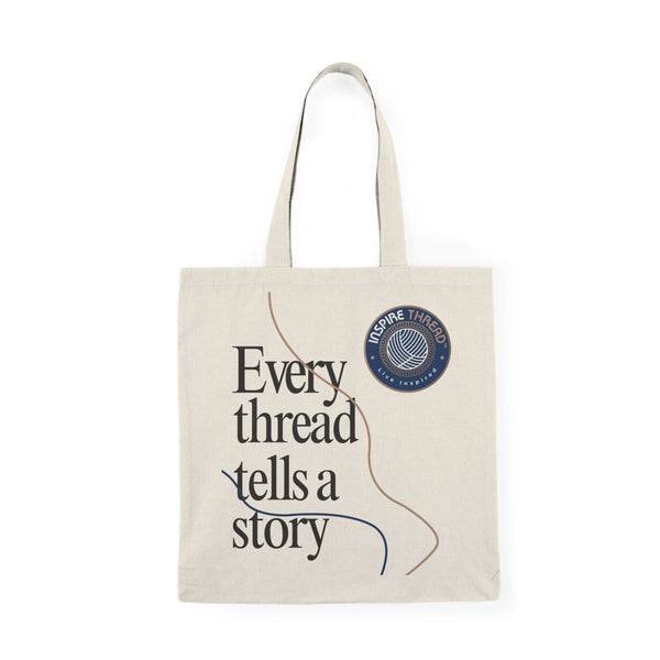 Every Thread Tells a Story – Natural Cotton Tote Bag