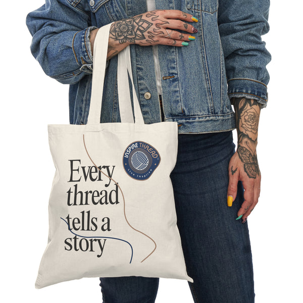 Every Thread Tells a Story – Natural Cotton Tote Bag